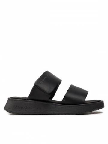 Calvin Klein Jeans Шльопанці Slide Double Strap Sandal Dc YW0YW01355 Чорний Calvin Klein Jeans Шльопанці Slide Double Strap Sandal Dc YW0YW01355 Чорний