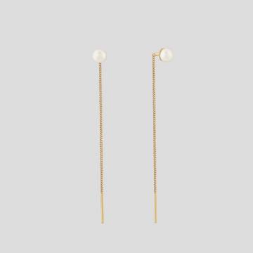 Серебряные серьги с позолотой Minimal 1166/1-п Серебряные серьги с позолотой Minimal 1166/1-п
