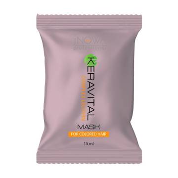 Маска jNOWA Professional Keravital Shampoo для окрашенных волос, 15 мл Маска jNOWA Professional Keravital Shampoo для окрашенных волос, 15 мл