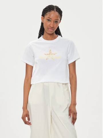 Converse Футболка W Chuck Patch Infill Tee 10026362-A01 Білий Regular Fit Converse Футболка W Chuck Patch Infill Tee 10026362-A01 Білий Regular Fit