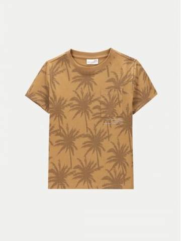 Coccodrillo Футболка WC4143203NWK Бежевий Regular Fit Coccodrillo Футболка WC4143203NWK Бежевий Regular Fit