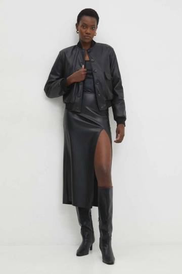 Куртка Answear Lab женская цвет чёрный переходная oversize Куртка Answear Lab женская цвет чёрный переходная oversize
