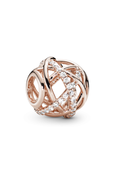 Намистина "Сяючі та відполіровані лінії"