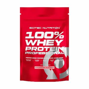 Пpoтeин Scitec Nutrition 100% Whey Protein Professional Клубника, в порошке, 500 г Пpoтeин Scitec Nutrition 100% Whey Protein Professional Клубника, в порошке, 500 г