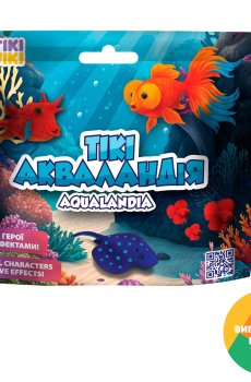 Стретч-игрушка-сюрприз в виде животного Tiki Wiki Тики Акваландия, от 3 лет (SQ001)