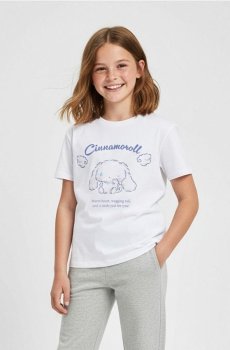 Бавовняна футболка Cinnamoroll - білий