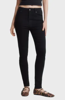 Женские черные джинсы Черный 36 SPRINGFIELD 6843364