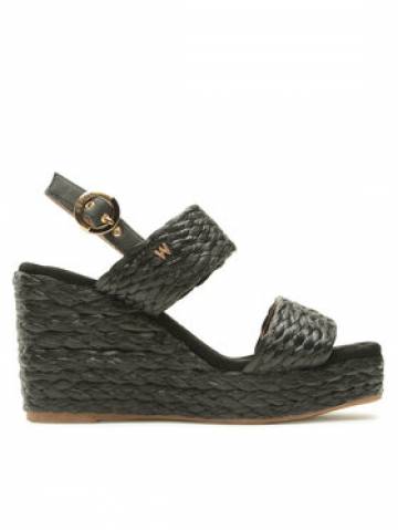 Wrangler Еспадрильї Cohibara Raffia WL31553A Чорний Wrangler Еспадрильї Cohibara Raffia WL31553A Чорний
