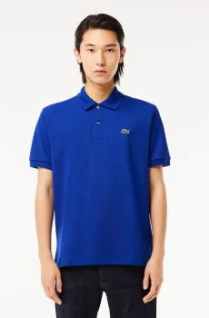 Мужское голубое поло Голубой L Lacoste L1212BDM