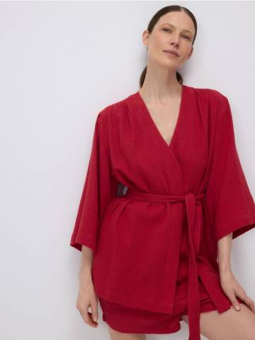 Reserved - LADIES` DRESS - перцевий червоний - 432AE-29X Reserved - LADIES` DRESS - перцевий червоний - 432AE-29X
