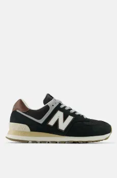Черные кроссовки 574 Черный 10.5 New Balance U5748SB
