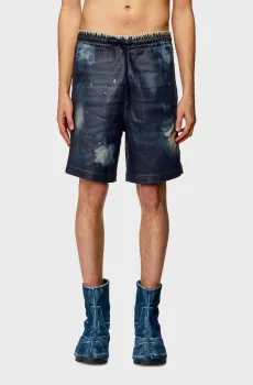 Мужские темно-синие джинсовые шорты D-BOXY-S TRACK CALZONCINI Синий M Diesel A13471 068KU