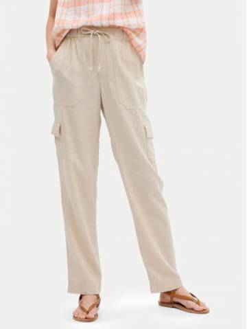 Gap Штани з тканини 549334-00 Бежевий Regular Fit Gap Штани з тканини 549334-00 Бежевий Regular Fit
