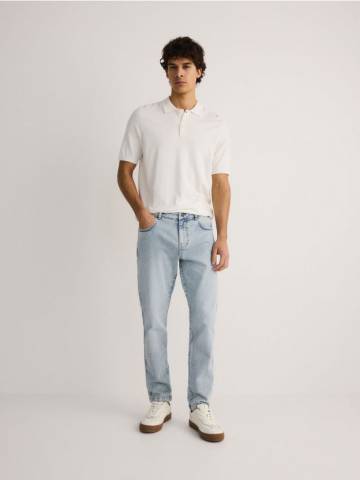 Reserved - Джинси slim із вареним ефектом - синій - YU860-05J Reserved - Джинси slim із вареним ефектом - синій - YU860-05J