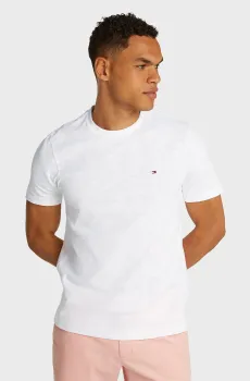 Мужская белая футболка TEXTURE SLUB TEE Белый XL Tommy Hilfiger MW0MW38639