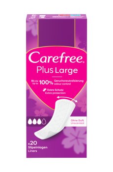 Ежедневные прокладки Carefree Plus Large, 20 шт