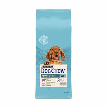 Сухой корм для щенков до 1 года Dog Chow Puppy <1 с ягненком, 14 кг Сухой корм для щенков до 1 года Dog Chow Puppy <1 с ягненком, 14 кг