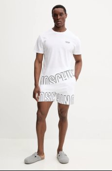 Хлопковая футболка lounge Moschino Underwear