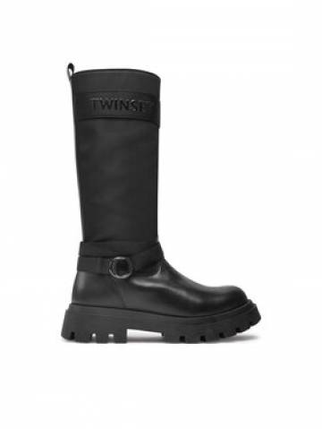 TWINSET Чоботи Stivale 242GCJ S Чорний TWINSET Чоботи Stivale 242GCJ S Чорний
