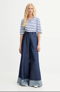 Хлопковая футболка MUNTHE PARSA