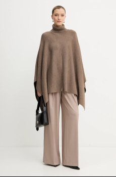 Пончо с добавлением шерсти BOSS Larenia_poncho