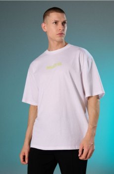 Бавовняна футболка з написом Whateva - білий