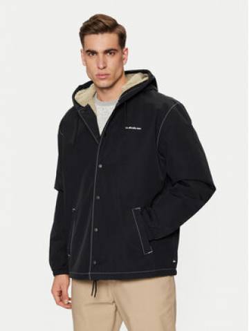 Quiksilver Демісезонна куртка Rain Cloud EQYJK04110 Чорний Regular Fit Quiksilver Демісезонна куртка Rain Cloud EQYJK04110 Чорний Regular Fit
