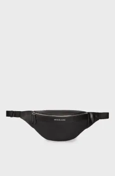 Мужская черная кожаная поясная сумка GREYSON Черный ONESIZE Michael Kors 33U0LGYC1L