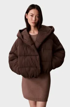 Женская коричневая куртка BLANKET JACKET Коричневый L Calvin Klein LVGWF5O514