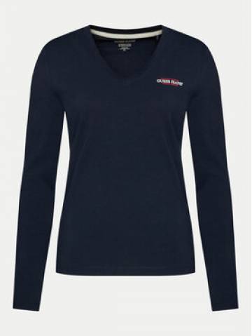 Guess Jeans Блузка W4YI21 J1314 Cиній Slim Fit Guess Jeans Блузка W4YI21 J1314 Cиній Slim Fit