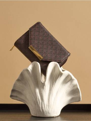 Гаманець із візерунком - різнобарвний