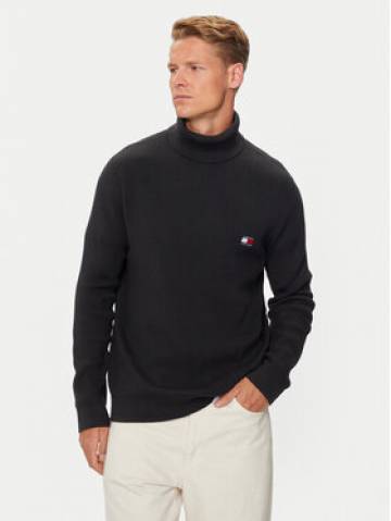 Tommy Jeans Гольф Badge DM0DM19434 Чорний Slim Fit Tommy Jeans Гольф Badge DM0DM19434 Чорний Slim Fit