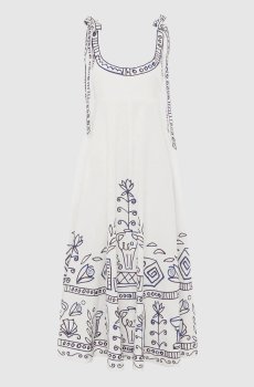 Платье Leela цвета айвори из льна