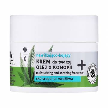 Крем для лица Ideepharm BIOnatural для сухой и чувствительной кожи, с конопляным маслом, 50 мл Крем для лица Ideepharm BIOnatural для сухой и чувствительной кожи, с конопляным маслом, 50 мл