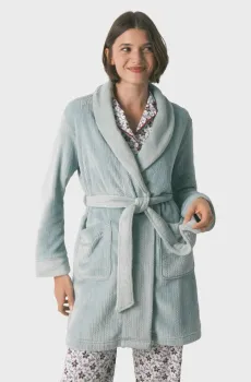 Женский мятный халат Ментоловый S womensecret 3142312