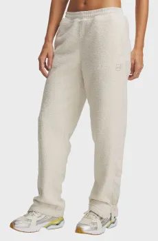 Женские белые спортивные брюки UA High Pile Fleece Pants Белый L Under Armour 6007325-110