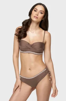 Женские коричневые трусики от купальника Коричневый 38 MARC&ANDRE L2304-Z-MTS