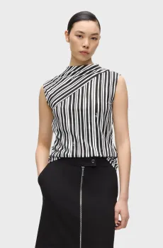 Женский топ в полоску FEMININE Разноцветный S Karl Lagerfeld B2W17014