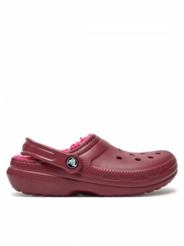 Crocs Шльопанці Classic Lined Clog 203591 Бордовий Crocs Шльопанці Classic Lined Clog 203591 Бордовий