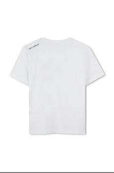 Детская хлопковая футболка Karl Lagerfeld