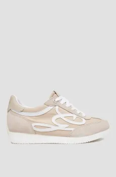 Женские бежевые кроссовки Бежевый 36 Guess FLPSKR.SUE12;BEIGE