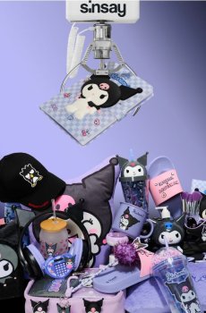 Блокнот із 3D обкладинкою Kuromi - фіолетовий