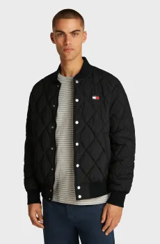 Мужской черный бомбер TJM QUILTED BOMBER Черный S Tommy Jeans DM0DM20699