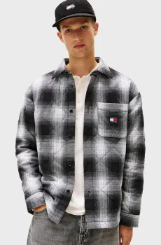 Мужская куртка в клетку QUILTED Разноцветный S Tommy Jeans DM0DM22014