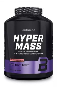 Гейнер BioTechUSA Hyper Mass Клубника, в порошке, 2.27 кг
