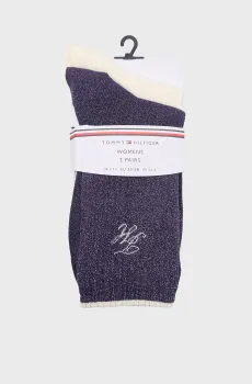 Женские носки (2 пары) MONOGRAM LUREX Разноцветный 39-42 Tommy Hilfiger 701242180