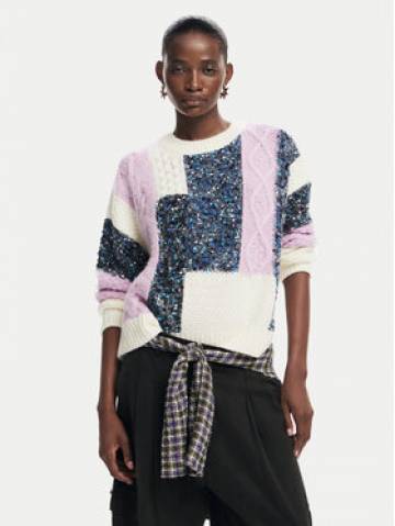Desigual Светр Edmonton 24WWJF19 Кольоровий Regular Fit Desigual Светр Edmonton 24WWJF19 Кольоровий Regular Fit