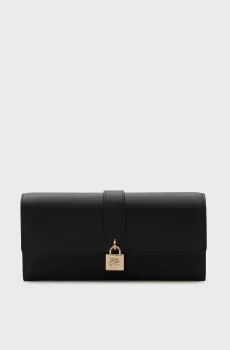 Женский черный кожаный кошелек AUTOGRAPH Черный ONESIZE Karl Lagerfeld B1W32026