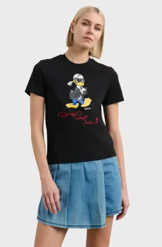 Женская черная футболка KL X DISNEY Черный XS Karl Lagerfeld A3W17090
