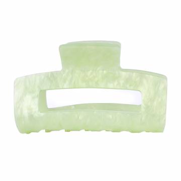 Заколка-краб для волос Tito Beauty Oliviya перламутр, зеленая, 1 шт